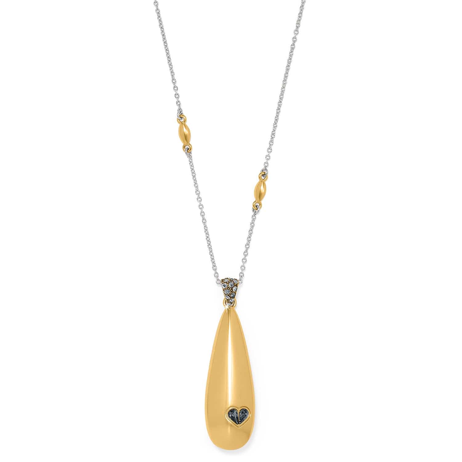 Garden Of Love Teardop Necklace silver-gold 10