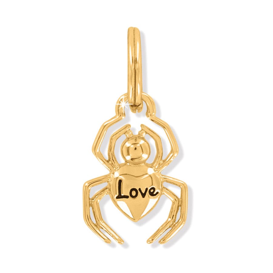 Golden Spider Charm gold 2