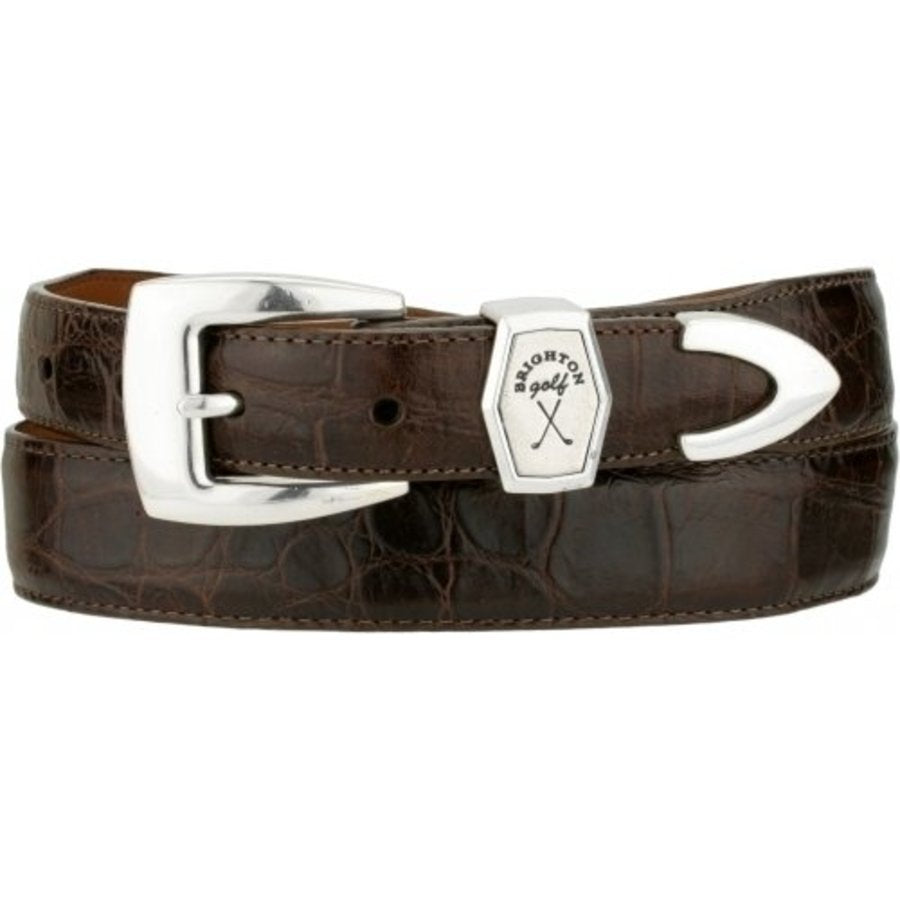 Golf Logo Croc Belt chocolate 2