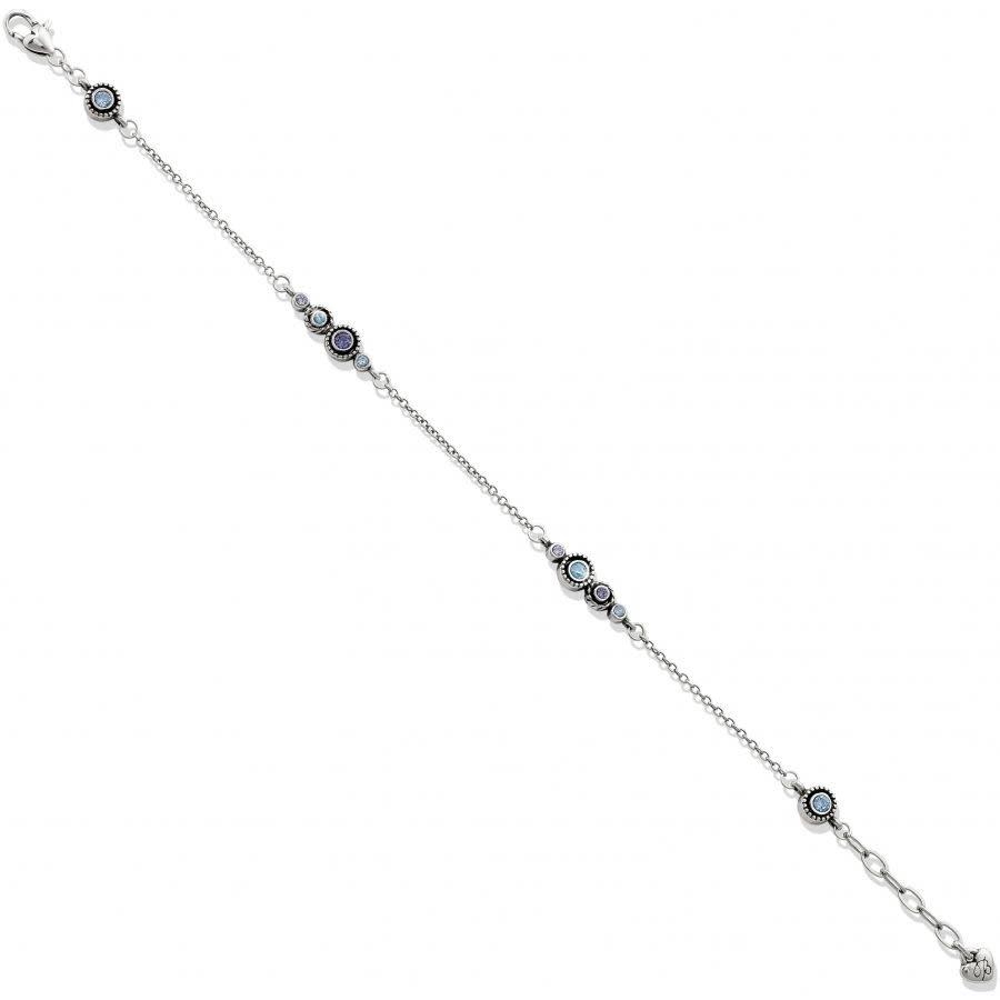 Halo Anklet silver-tanzanite 2