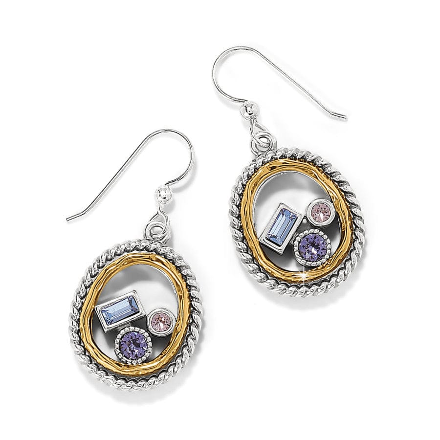 Halo Gleam French Wire Earrings silver-multi 1