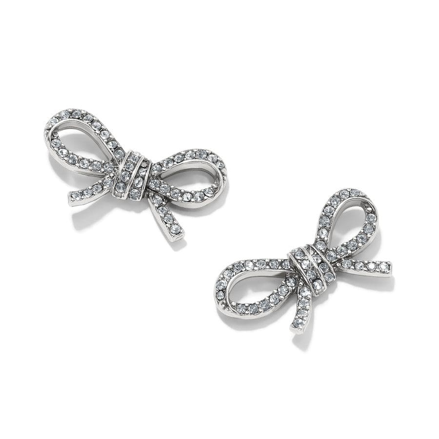 Illumina Bow Post Earrings silver 1