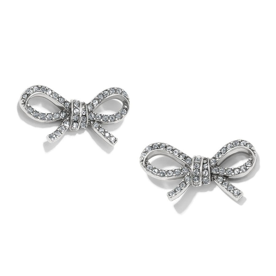 Illumina Bow Post Earrings silver 3