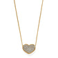 Illumina Celeste Heart Bold Necklace