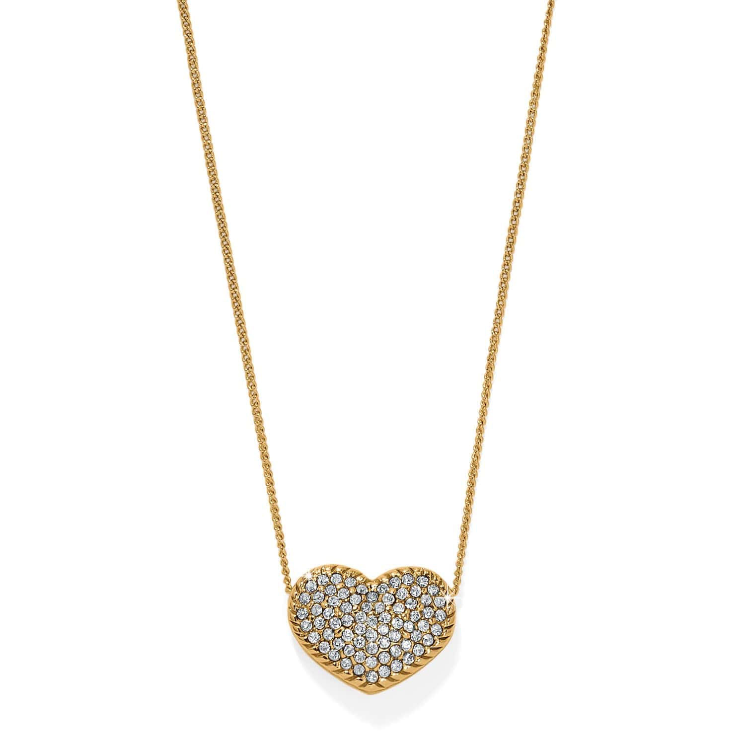 Illumina Celeste Heart Bold Necklace gold 2