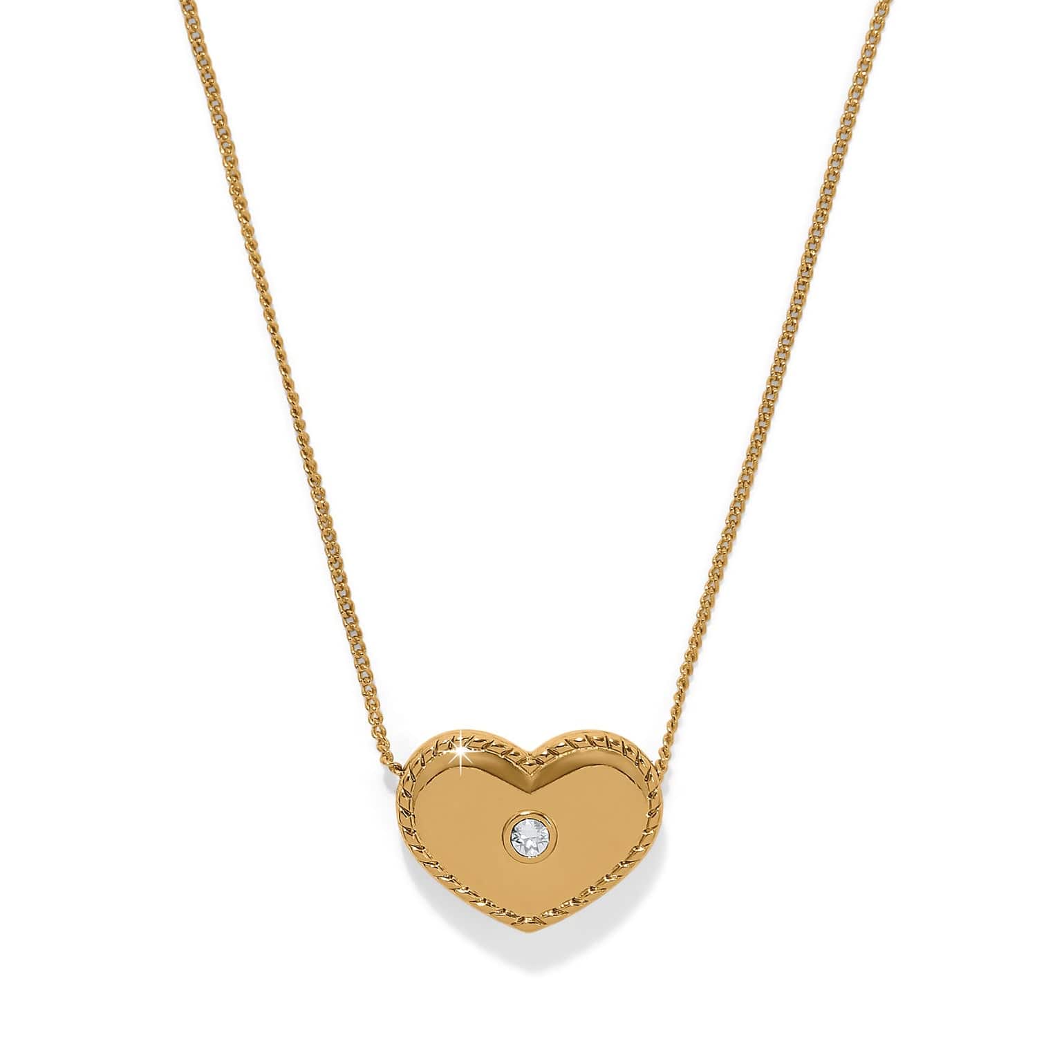 Illumina Celeste Heart Bold Necklace gold 3