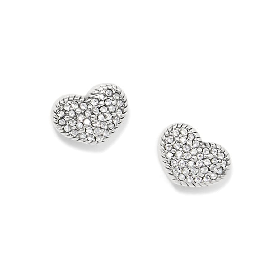 Illumina Celeste Heart Post Earrings silver 1