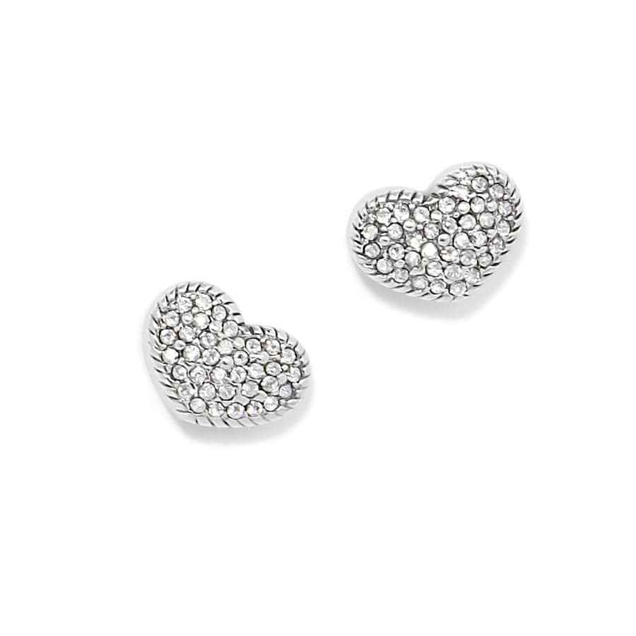 Illumina Celeste Heart Post Earrings silver 2