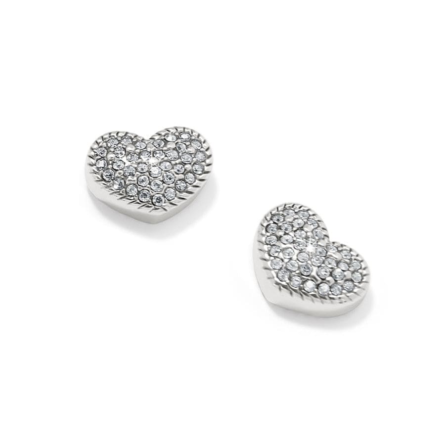 Illumina Celeste Heart Post Earrings silver 3