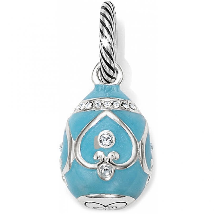 Imperial Easter Egg Charm silver-blue 2