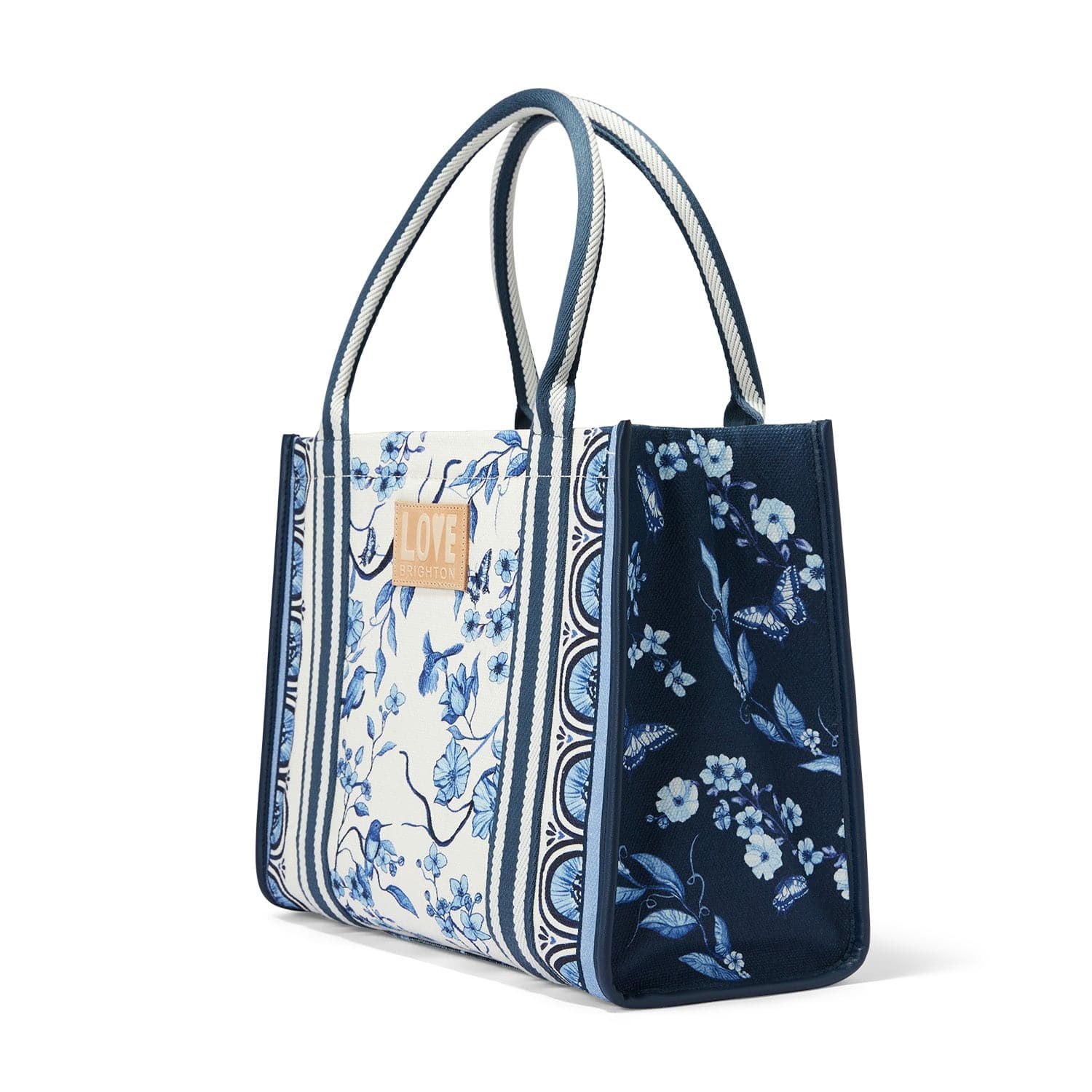 Indigo Song Bird Canvas Carryall multi 4