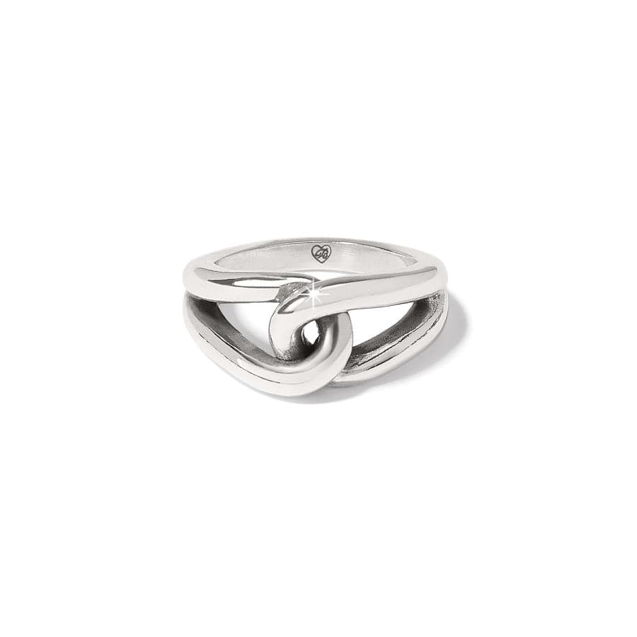 Interlok Bold Ring silver 1