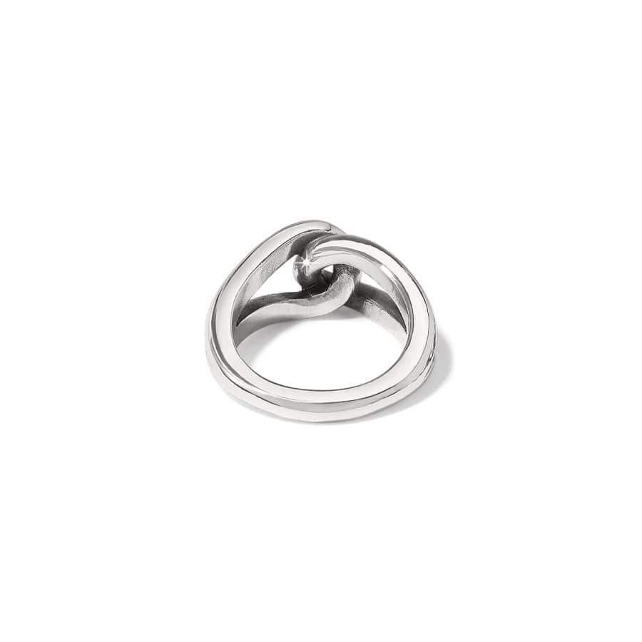 Interlok Bold Ring silver 2