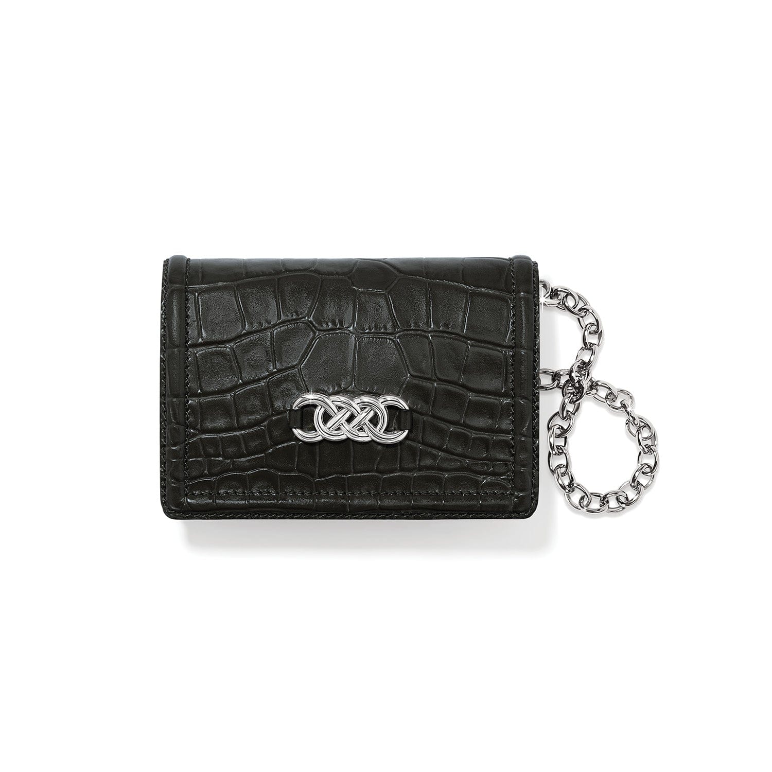 Interlok Croco Medium Wallet black 1