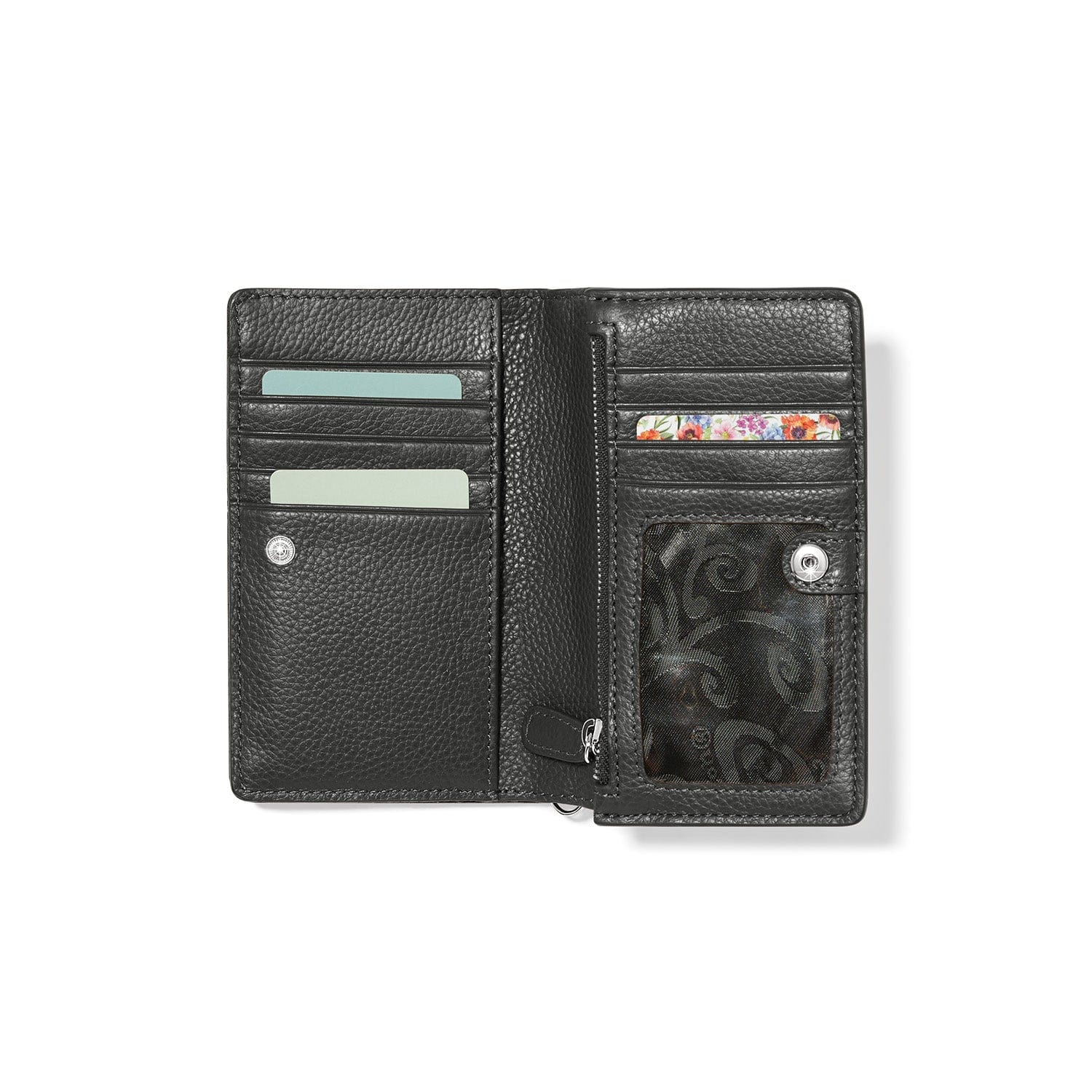 Interlok Croco Medium Wallet black 2