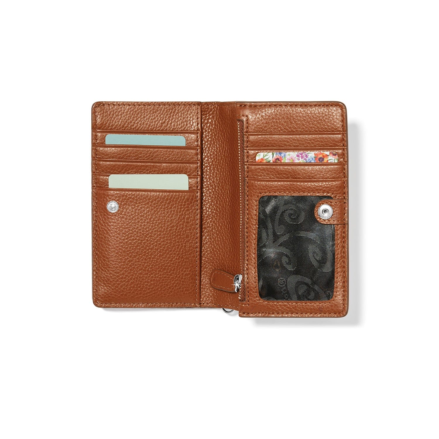 Interlok Croco Medium Wallet bourbon 5