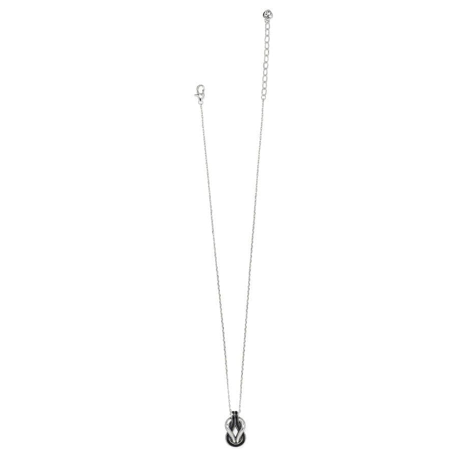 Interlok Harmony Black Necklace silver-black 3