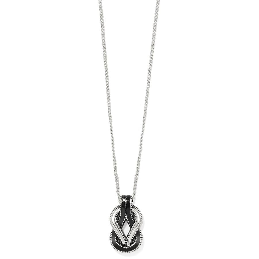 Interlok Harmony Black Petite Necklace silver-black 1