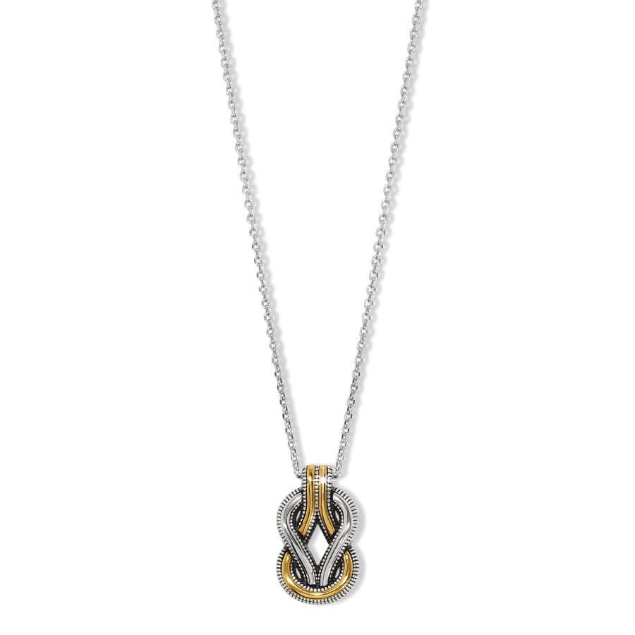 Interlok Harmony Two Tone Necklace silver-gold 1