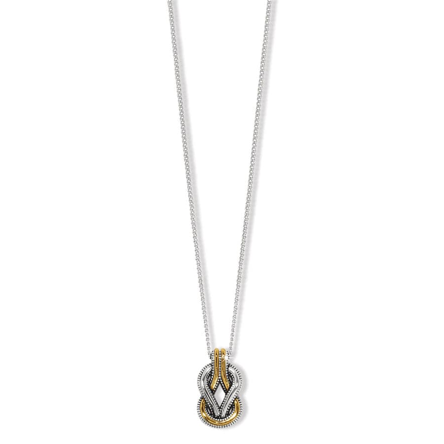 Interlok Harmony Two Tone Petite Necklace silver-gold 1