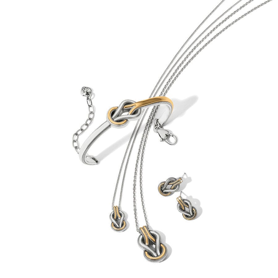 Interlok Harmony Two Tone Petite Necklace silver-gold 4