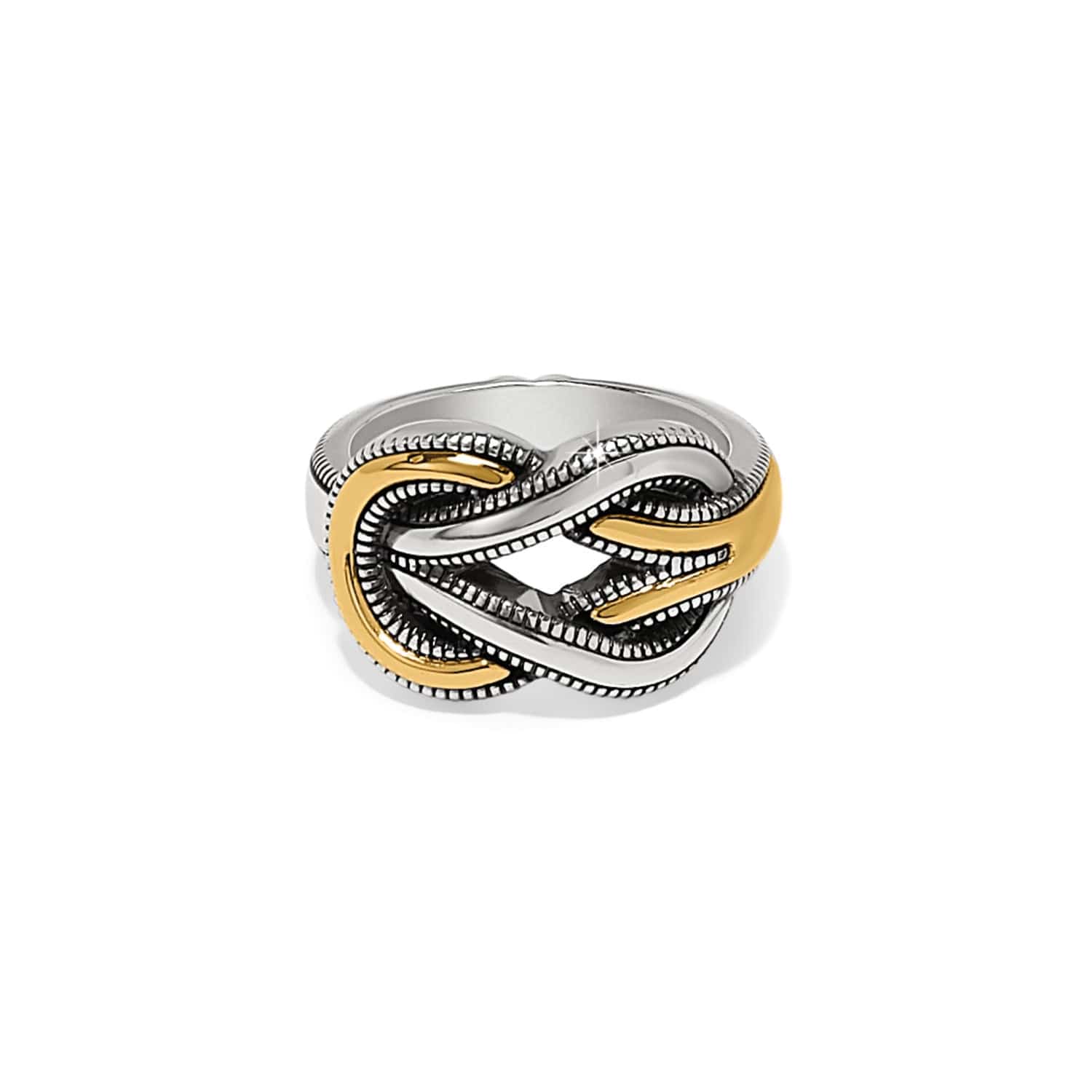 Interlok Harmony Two Tone Ring silver-gold 1