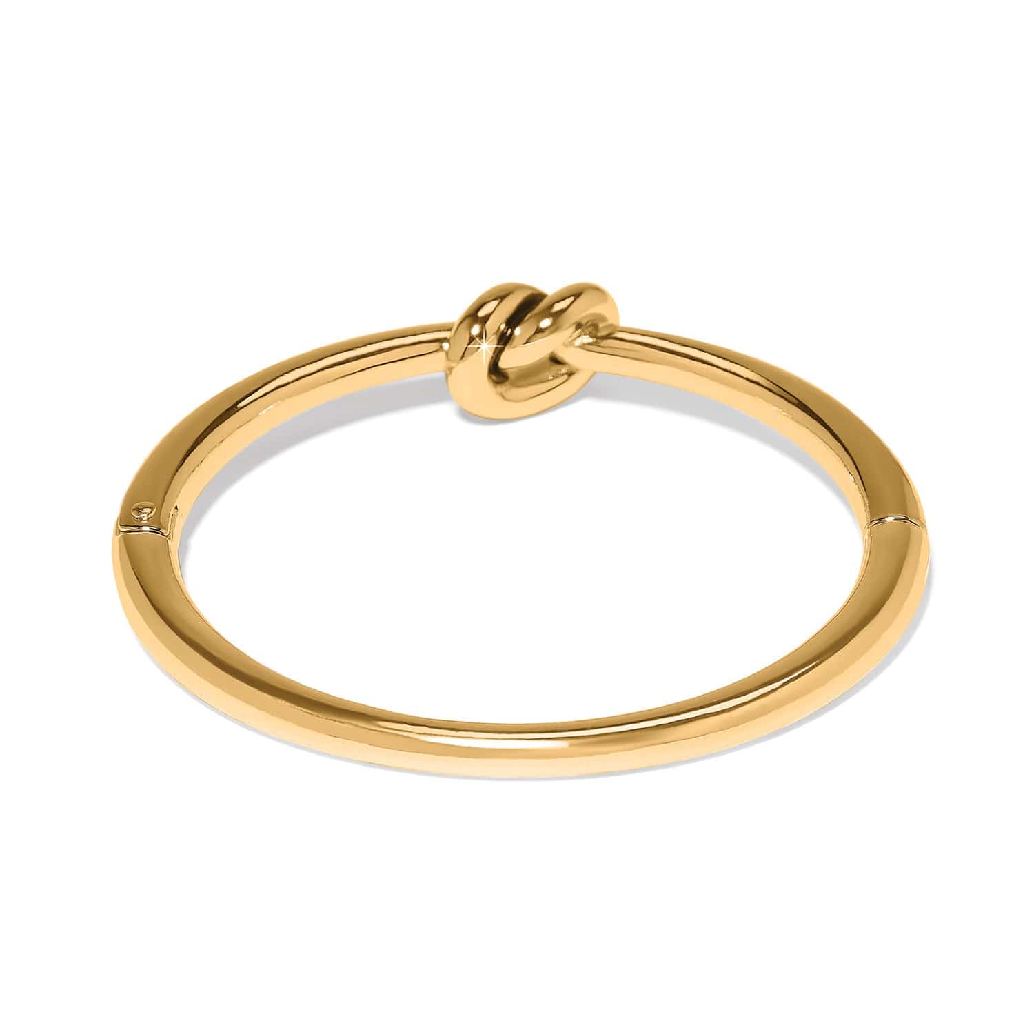 Interlok Single Knot Hinged Bangle gold 7