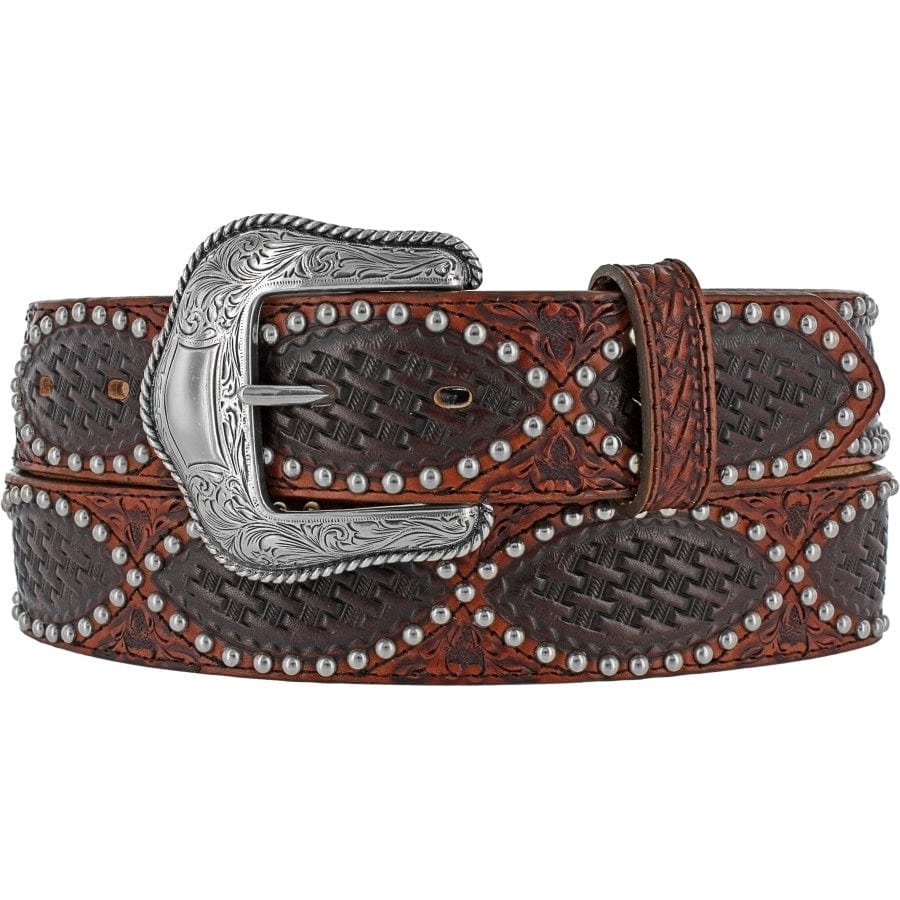 Iron Stud Belt brown 1