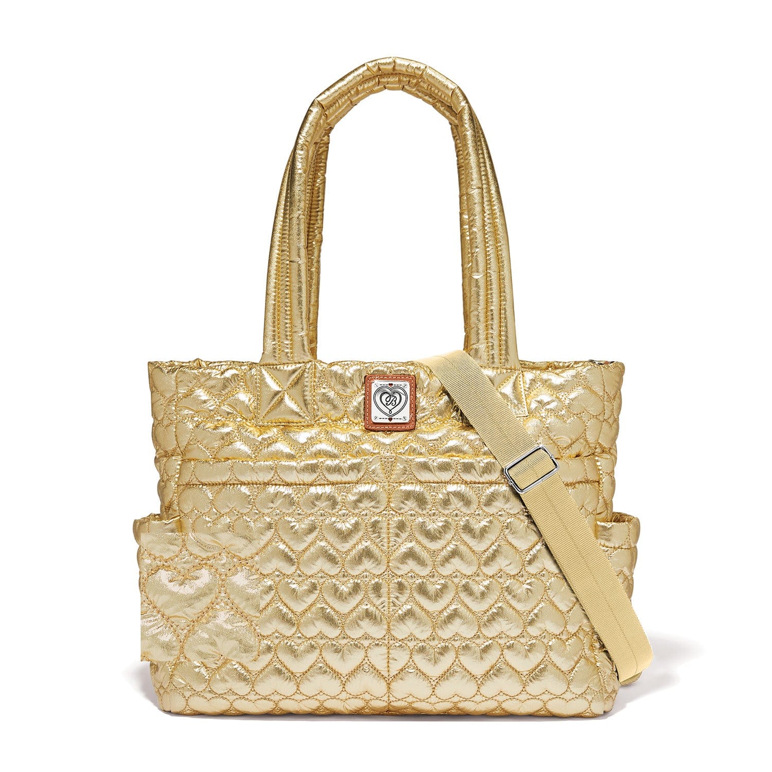 Kameron Metallic Utility Tote gold 1