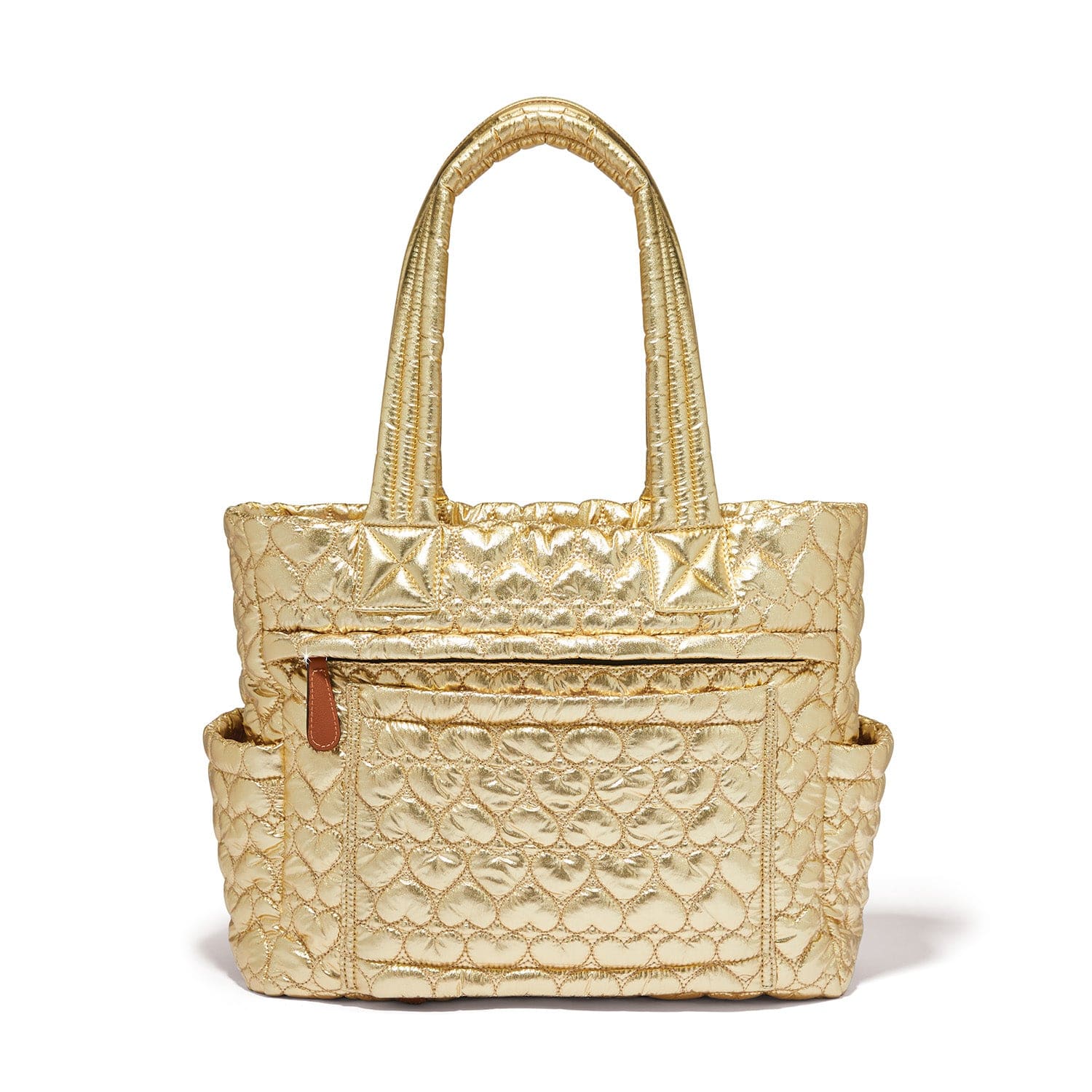 Kameron Metallic Utility Tote gold 3