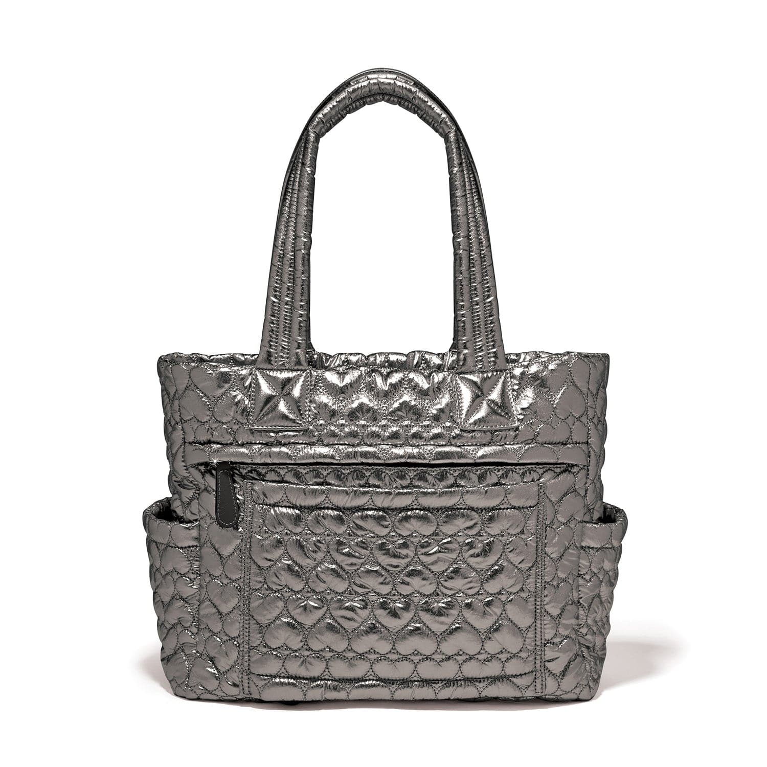 Kameron Metallic Utility Tote pewter 6