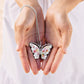 Kyoto In Bloom Sakura Butterfly Necklace