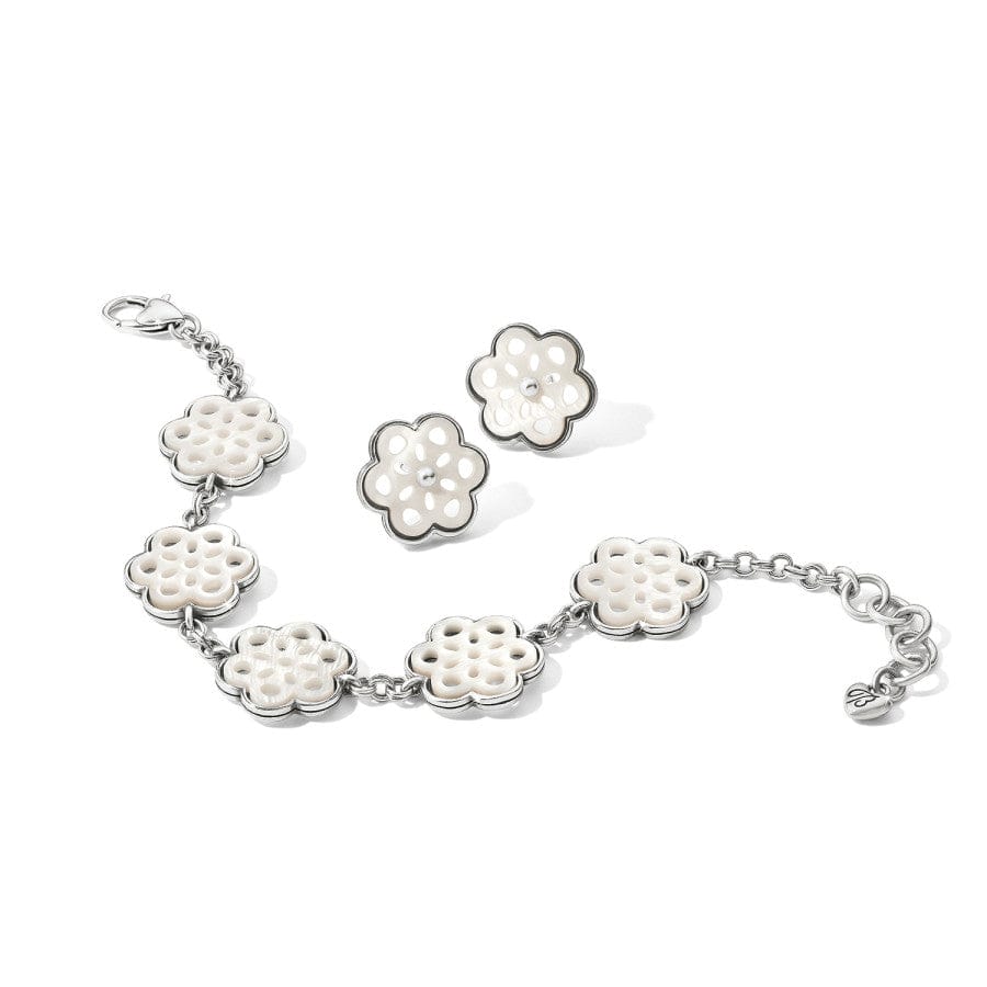La Jolla Link Bracelet silver-white 3