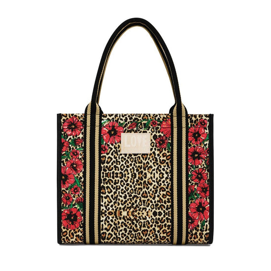 Leopard Dynasty Canvas Carry All - Brighton