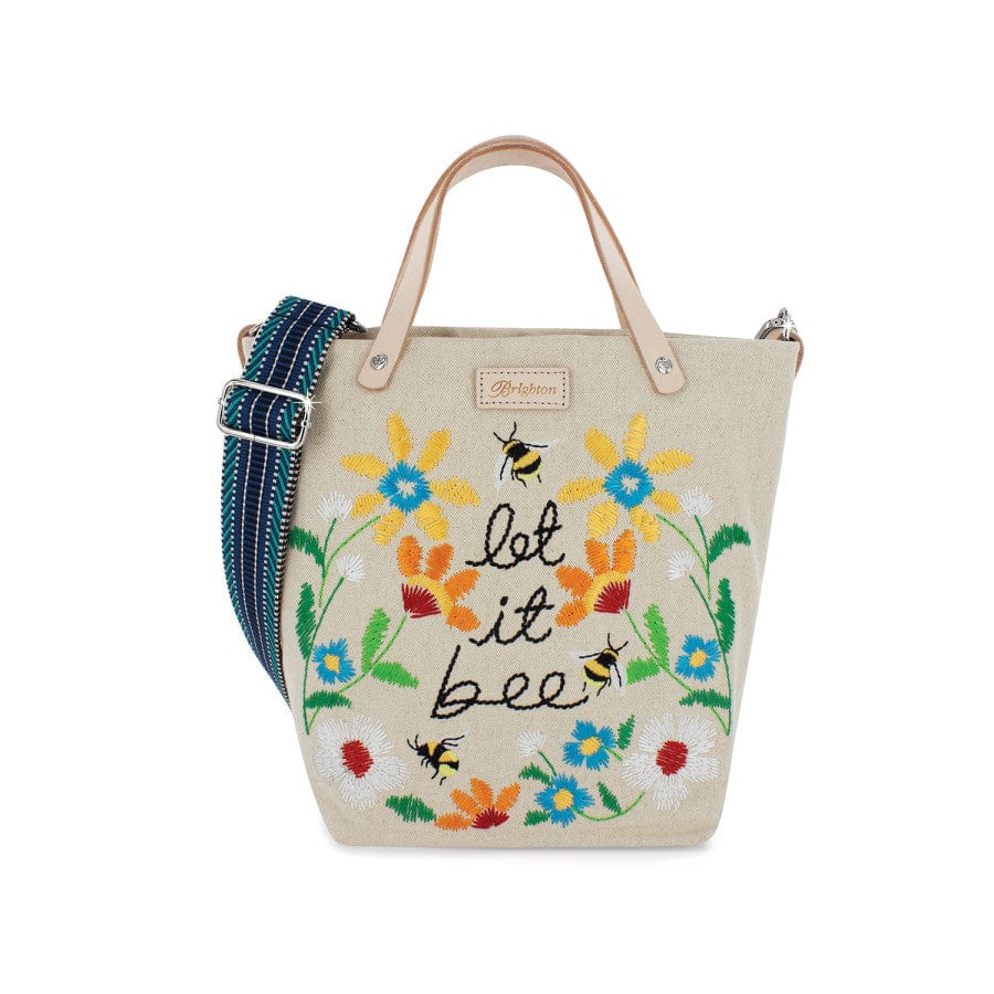 Let It Bee Embroidered Medium Messenger Bag multi 1