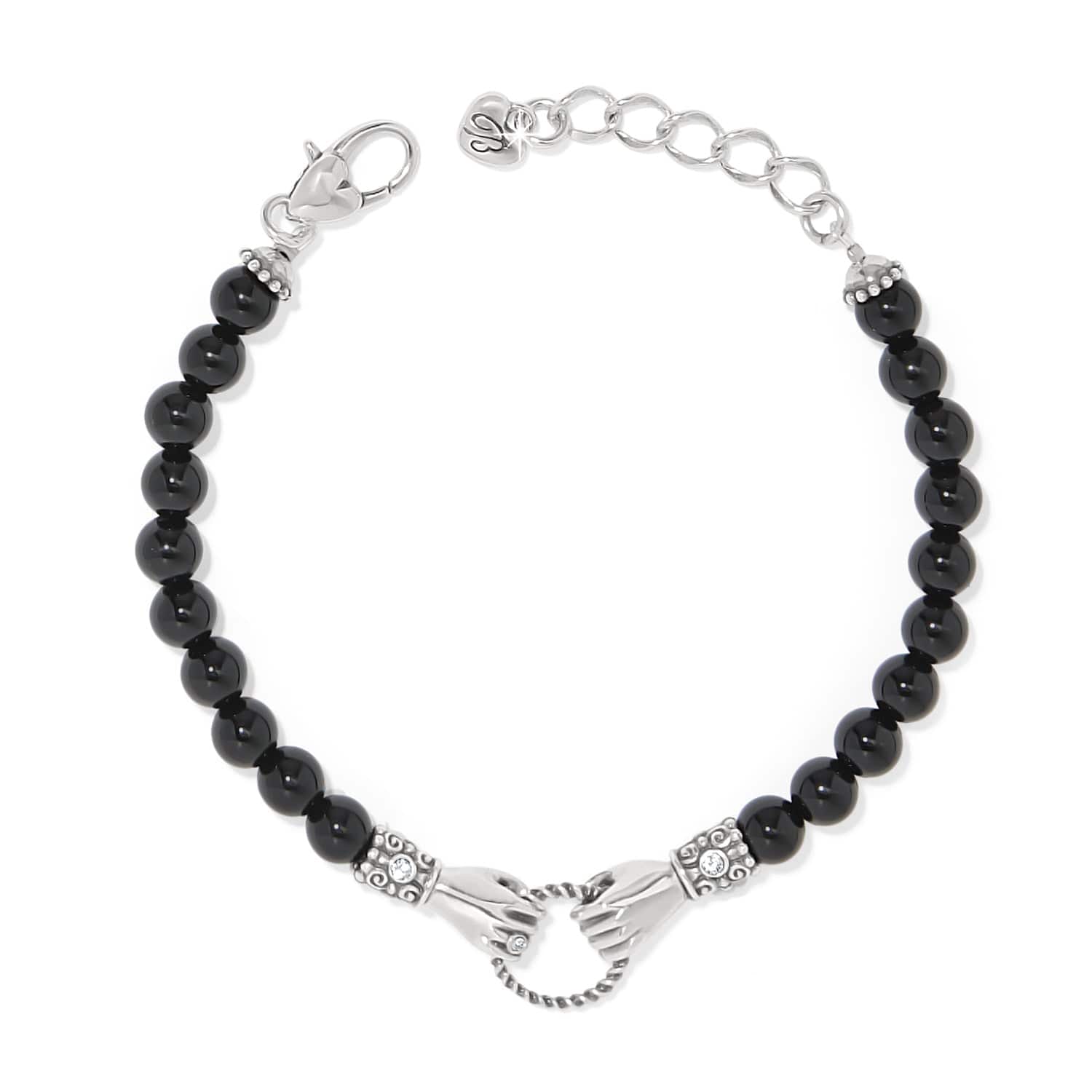 Loving Hands Bracelet silver-black 1