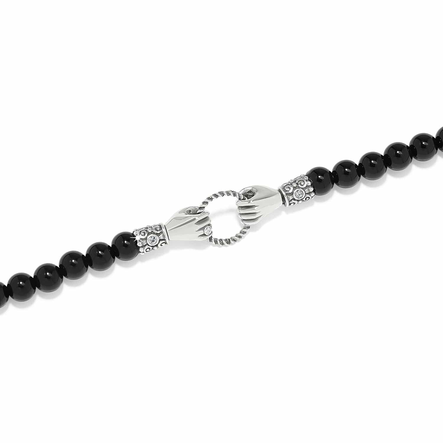 Loving Hands Bracelet silver-black 3