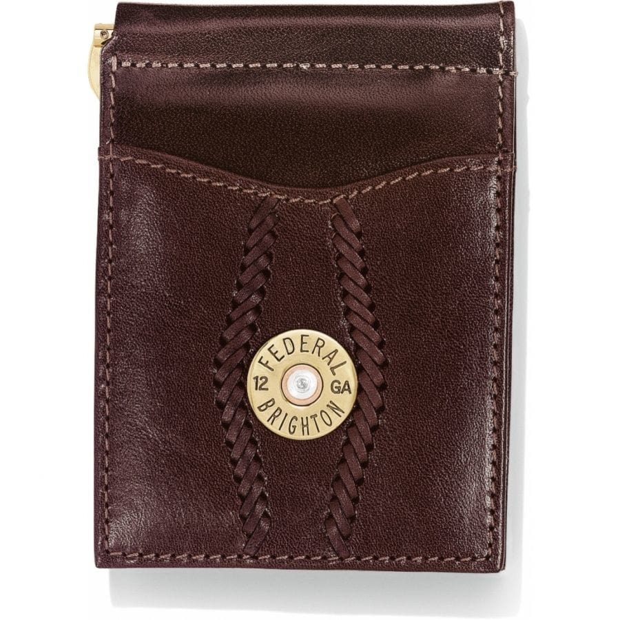 Macon County Money Clip Wallet brown 2