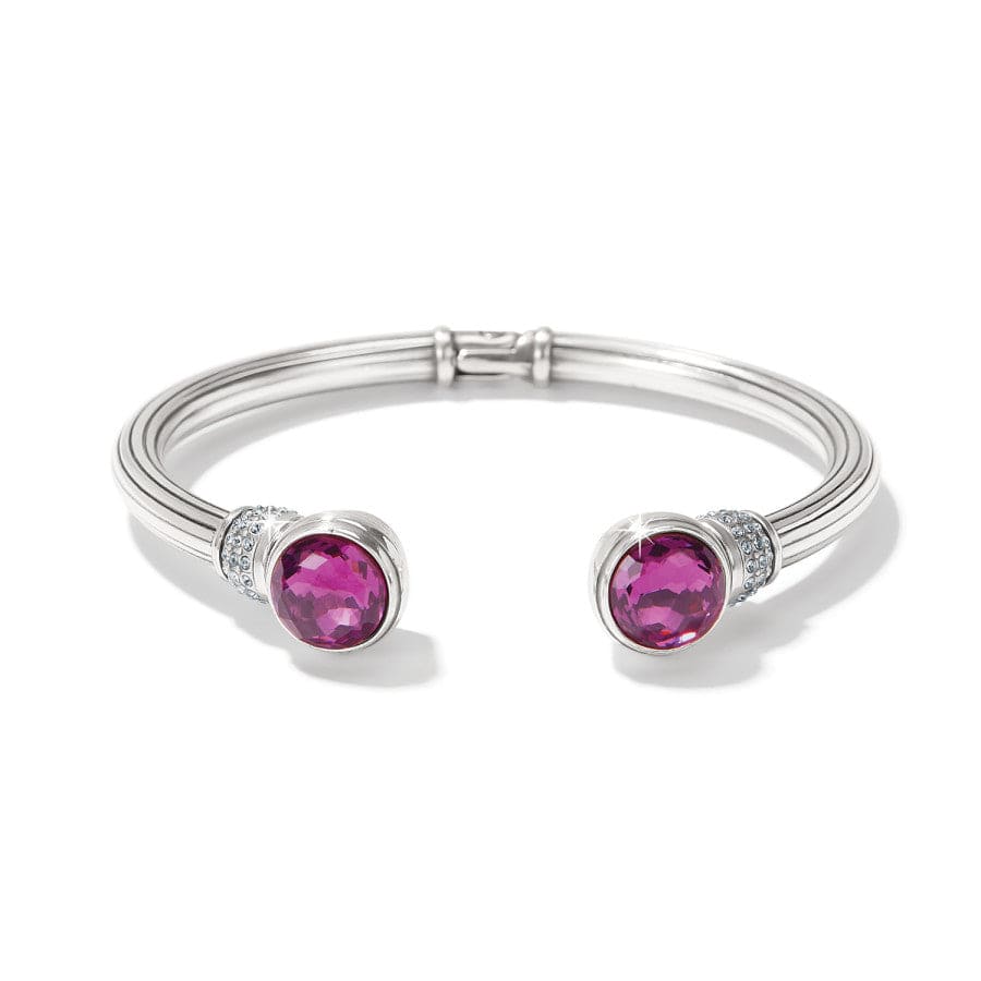 Meridian Aurora Petite Hinge Bangle amethyst 7