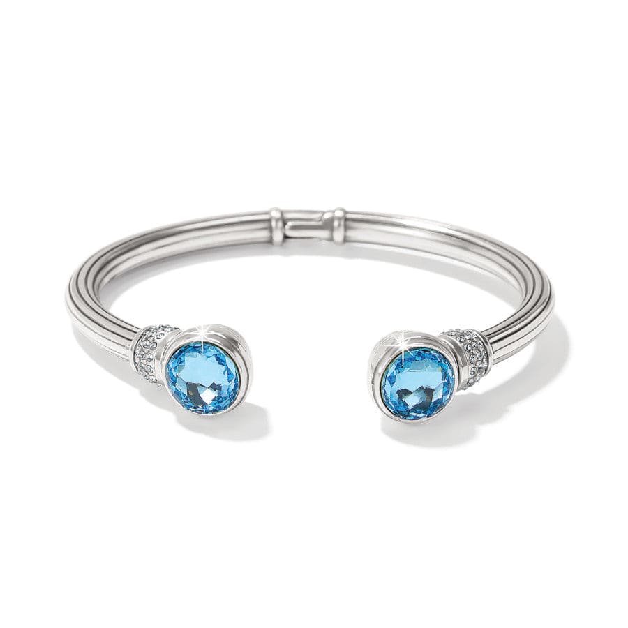 Meridian Aurora Petite Hinge Bangle aqua 1