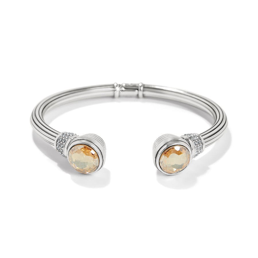 Meridian Aurora Petite Hinge Bangle silver-golden 5