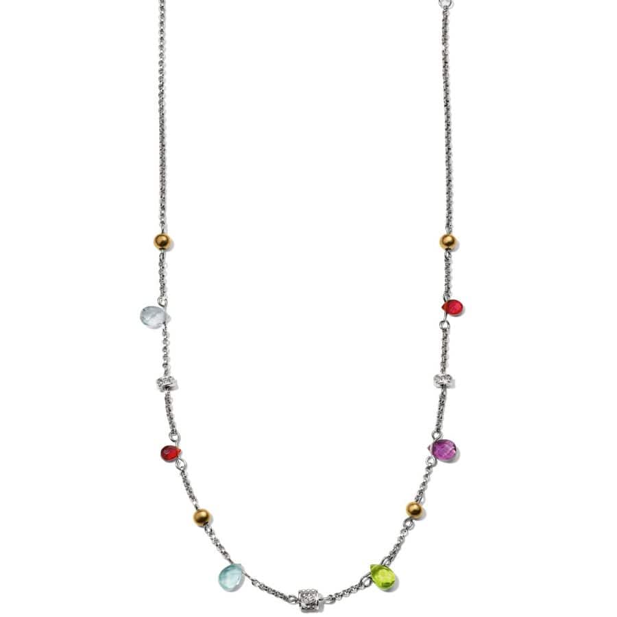 Meridian Aurora Petite Necklace silver-multi 2