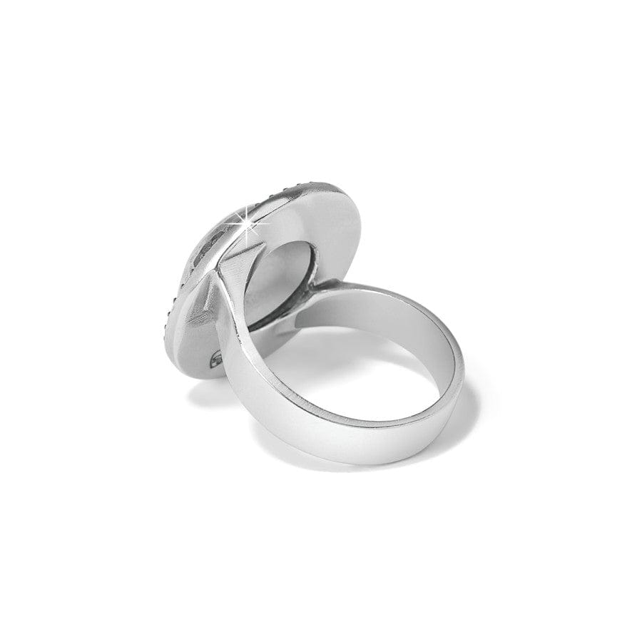 Meridian Geo Dew Domed Ring silver 3