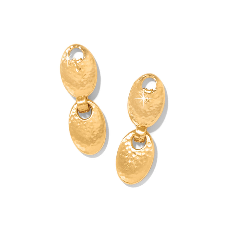 Meridian Orbit Post Drop Earrings gold 2