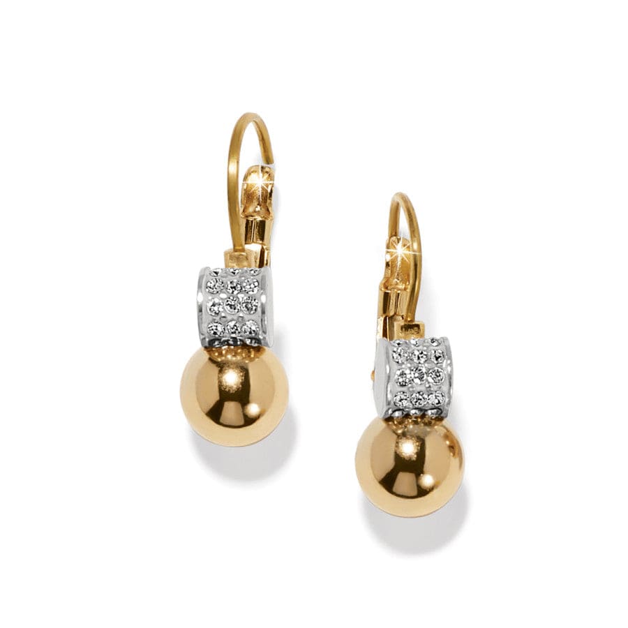 Meridian Petite Leverback Earrings gold 5