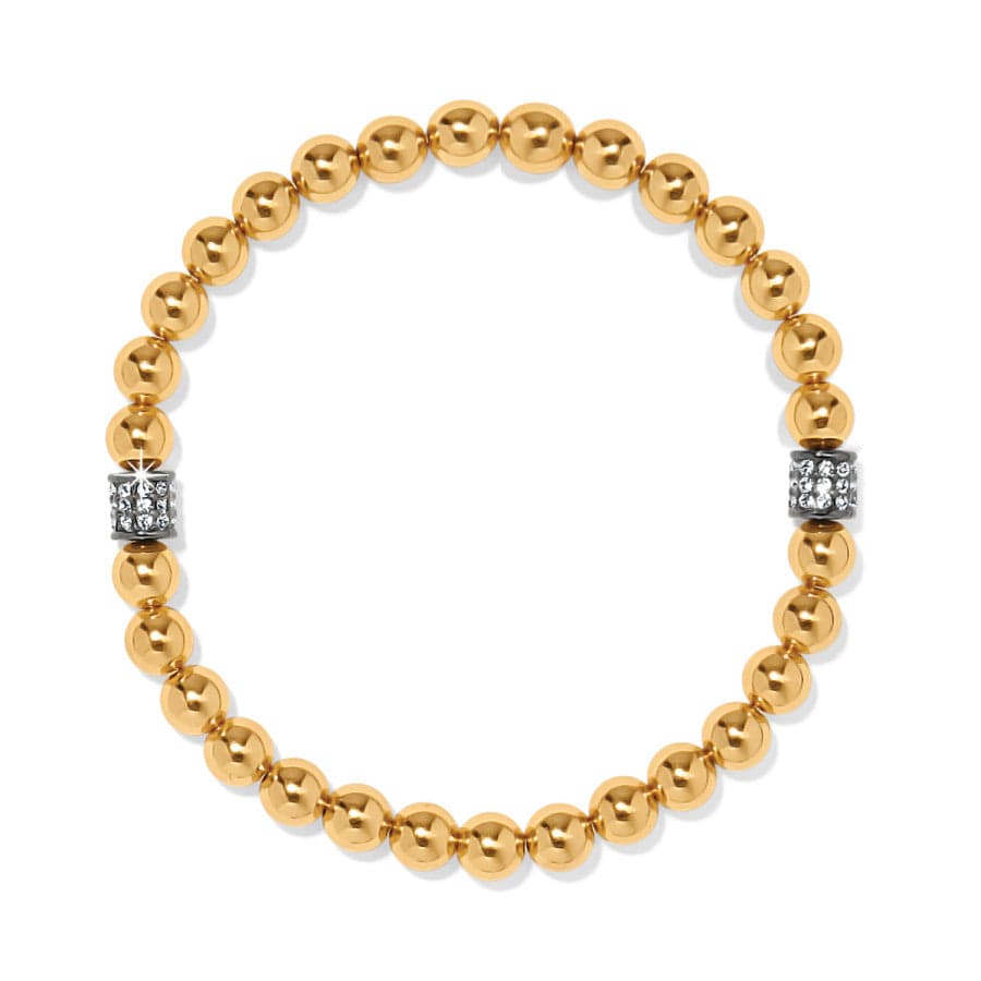 Meridian Petite Stretch Bracelet gold-gun-metal 11