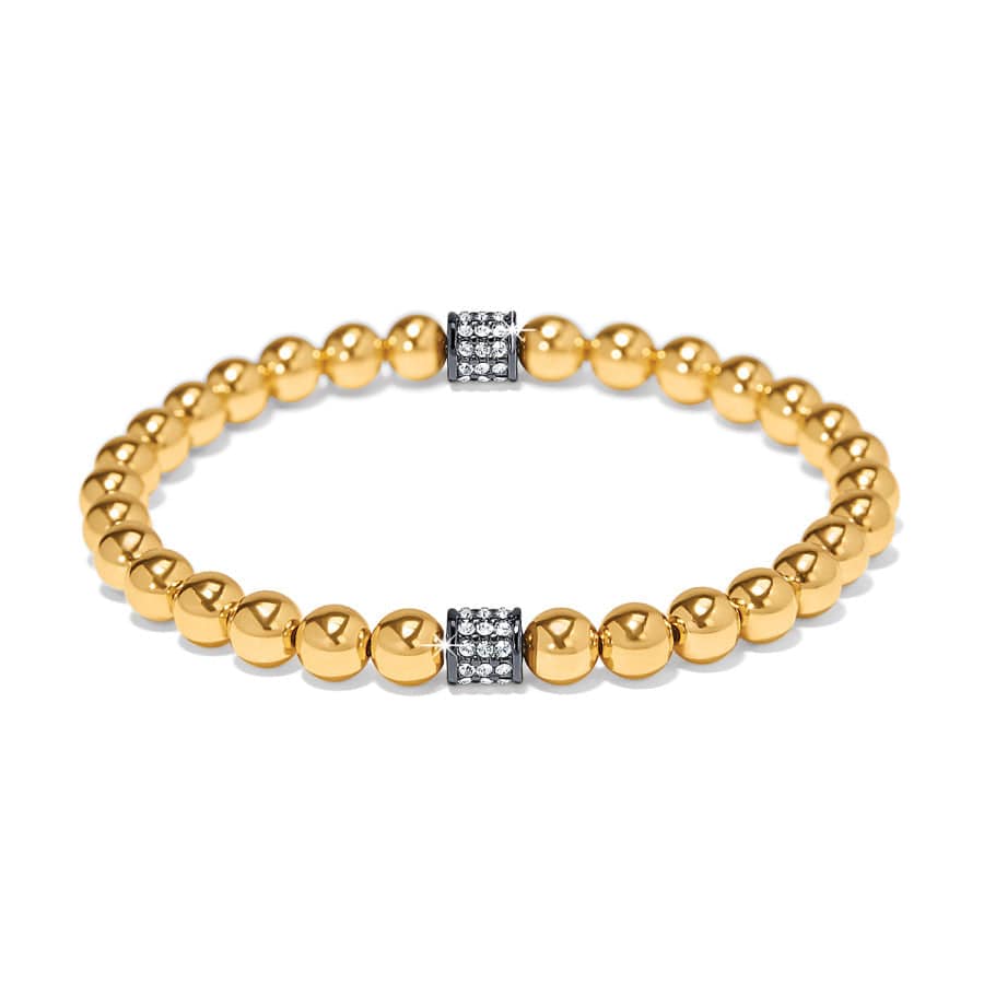 Meridian Petite Stretch Bracelet gold-gun-metal 12