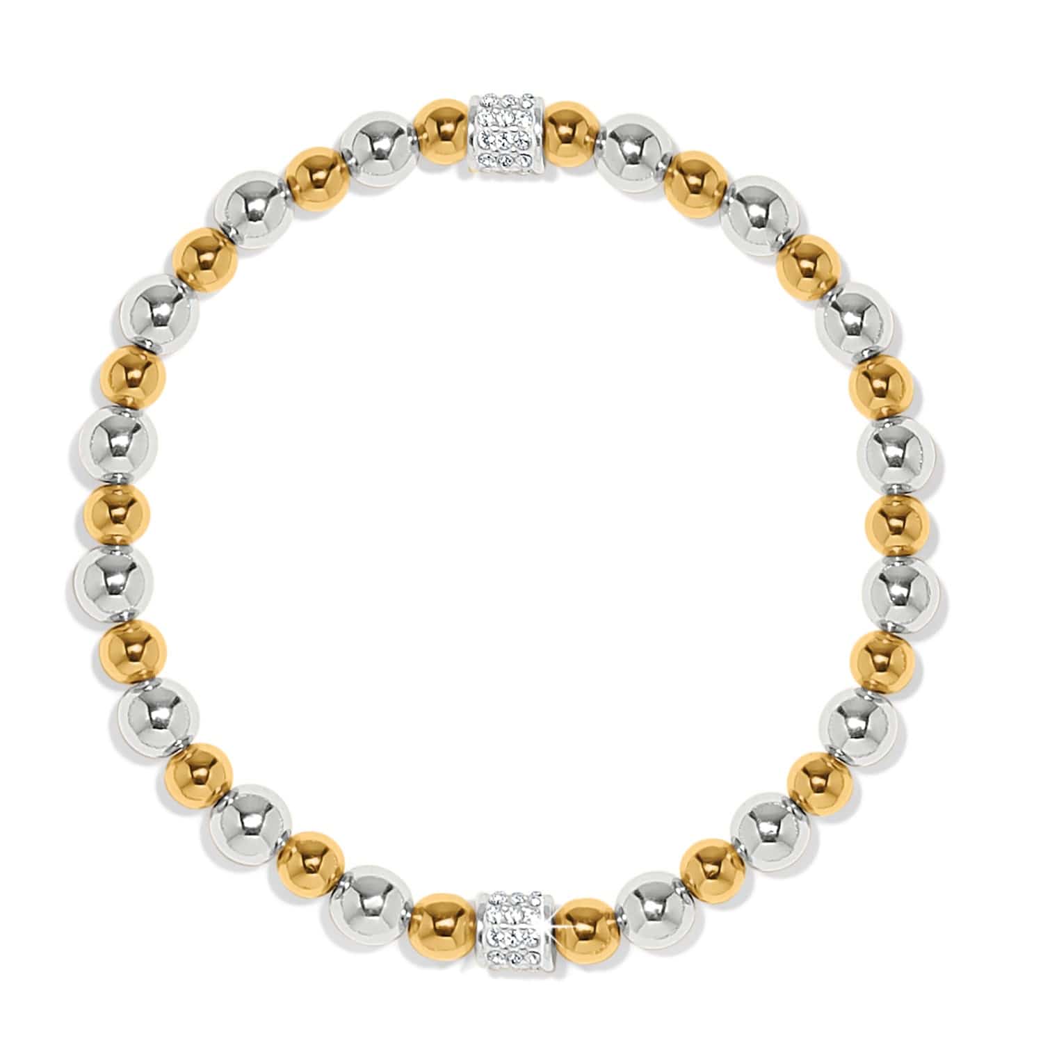 Meridian Petite Stretch Bracelet silver-gold 13