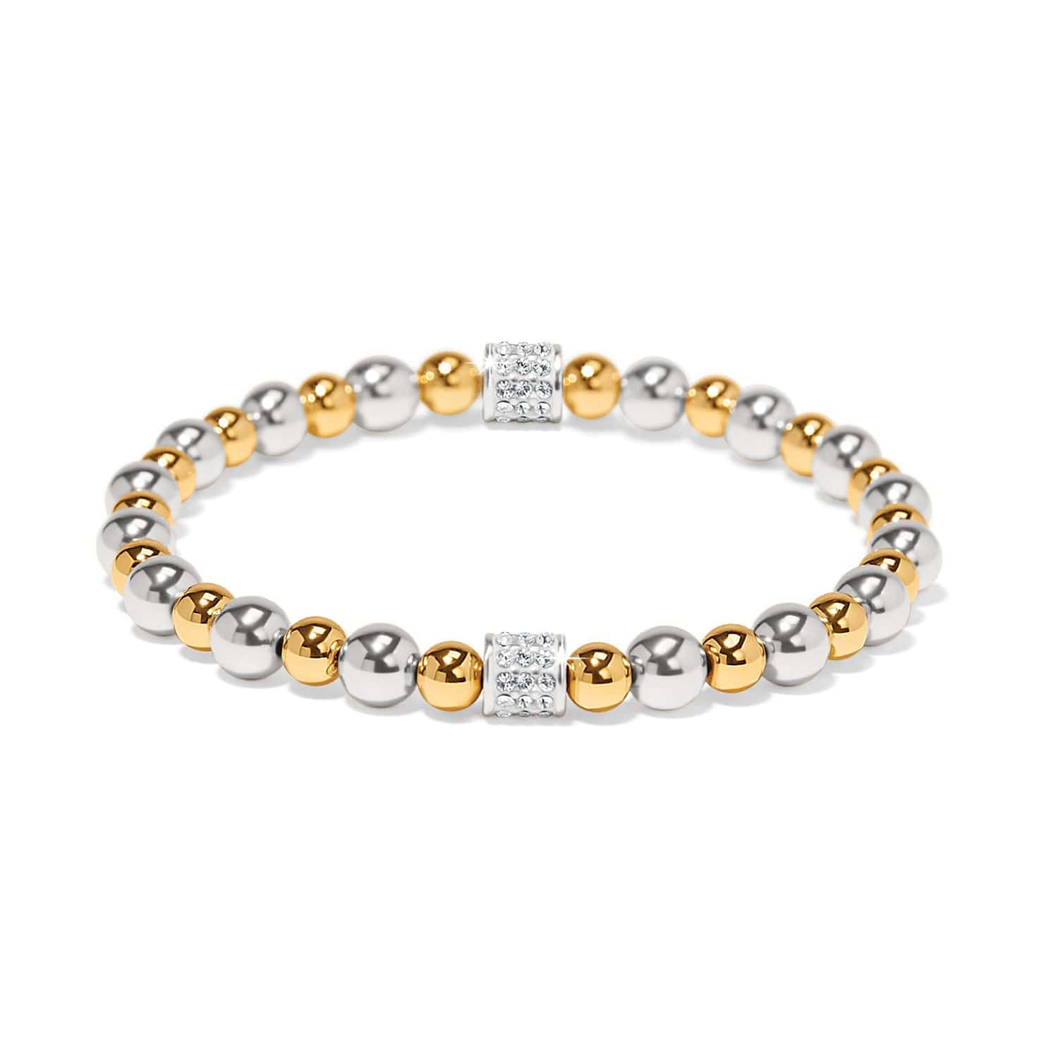 Meridian Petite Stretch Bracelet silver-gold 14