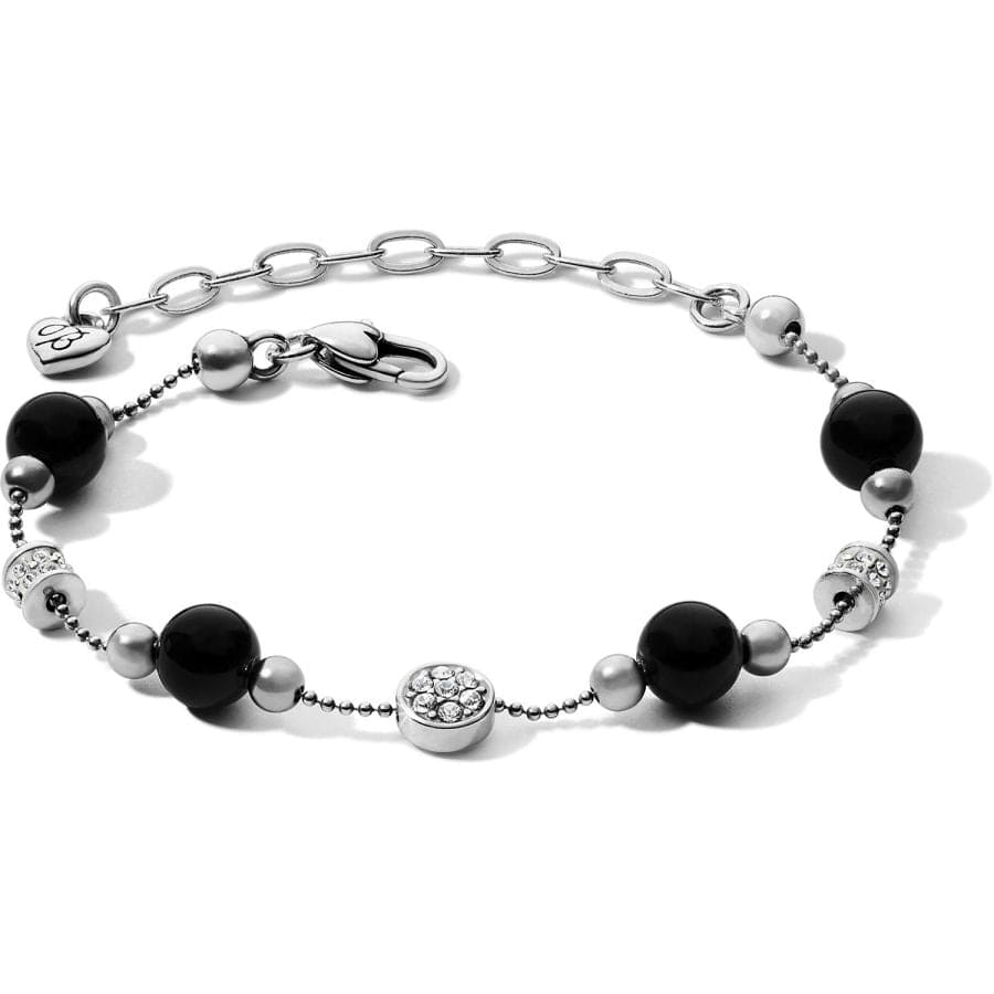 Meridian Prime Station Bracelet silver-black 2